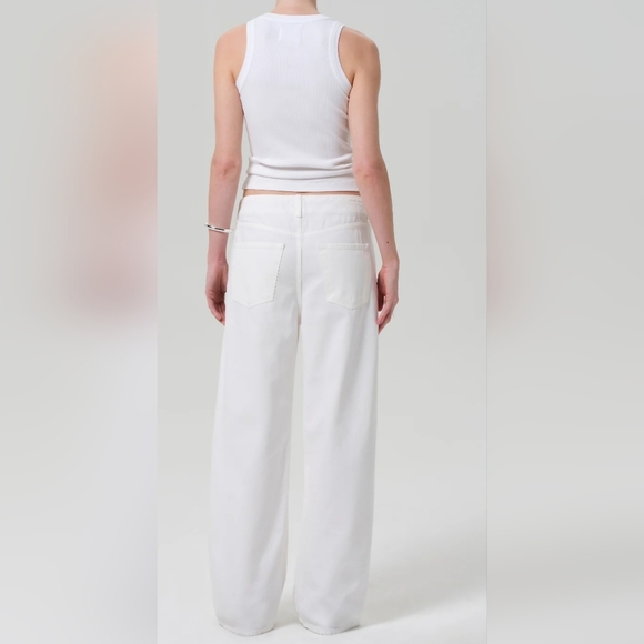 Citizens Of Humanity!! Boardwalk Wide-Leg Jeans- In White!! - Picture 7 of 16